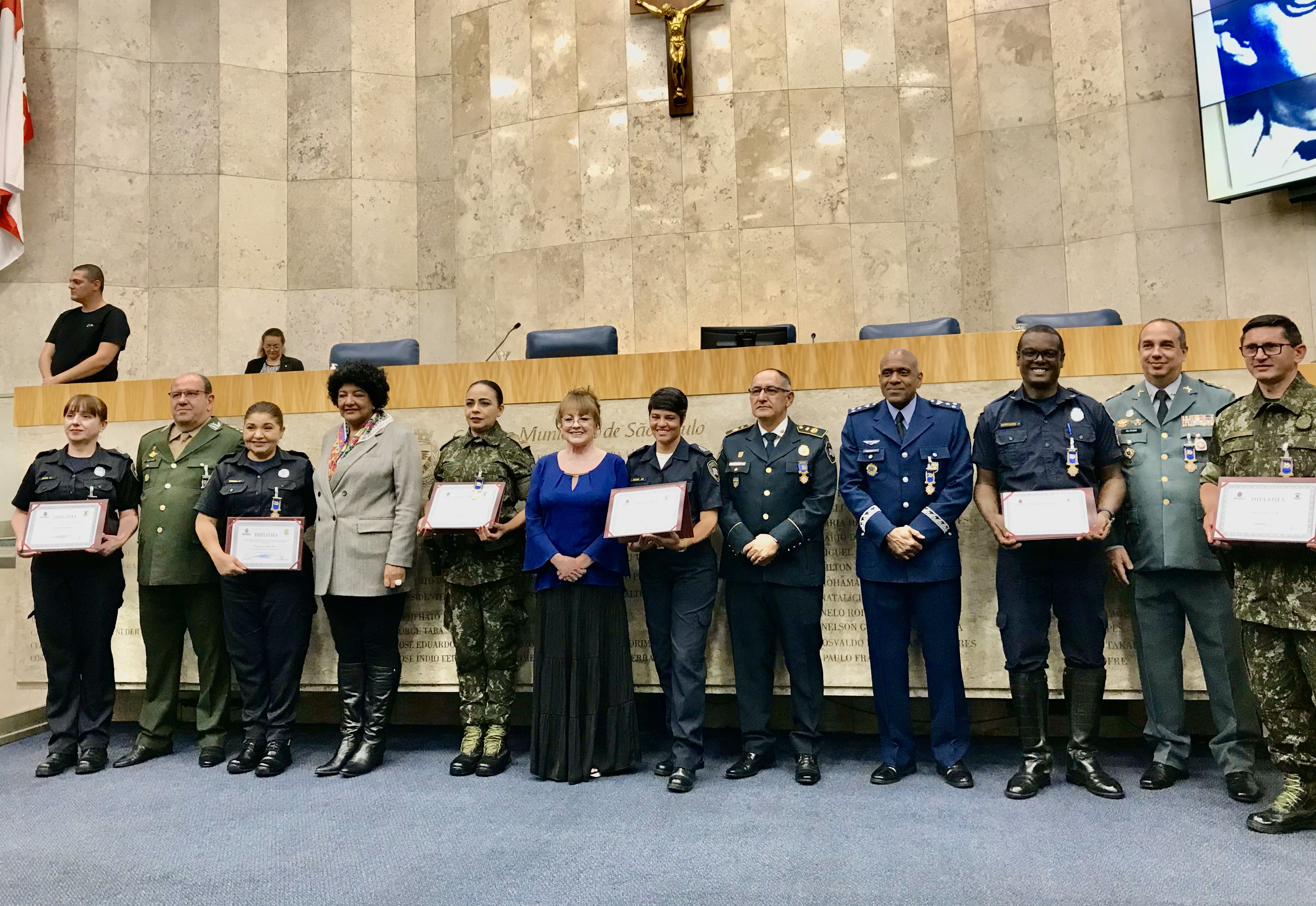 Entrega da Medalha Jânio Quadros, na Câmara Municipal